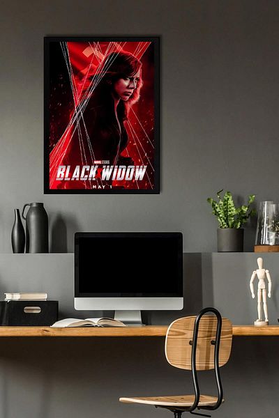 Saturn Pictură înrămată Black Widow - Pictură poster Marvel
