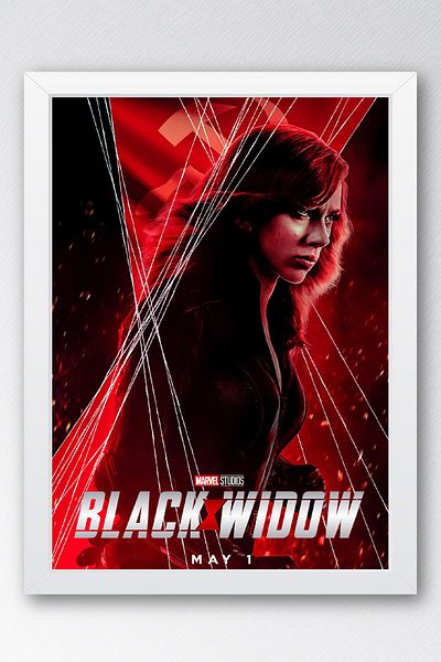 Saturn Pictură înrămată Black Widow - Pictură poster Marvel