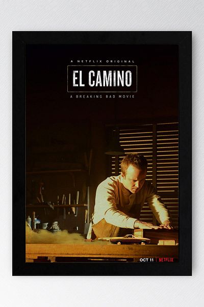 Saturn Breaking Bad Framed Painting - El Camino Movie Poster Poster Painting
