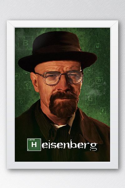 Saturn Breaking Bad Pictură înrămată - Poster de televiziune Heisenberg Poster
