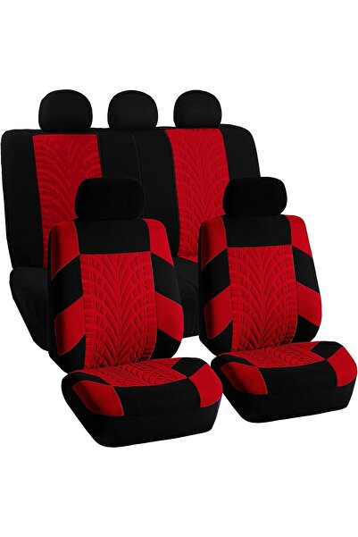 Generic أغطية مقاعد السيارة من مجموعة FH، طقم كامل من القماش الفاخر - مقاس عا...