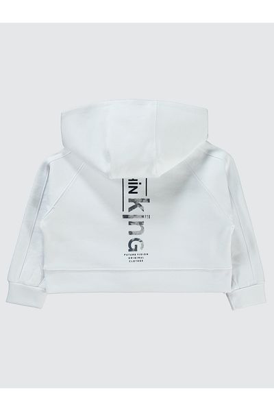 Civil Girls Girl's Hooded Cardigan 2-5 Years White