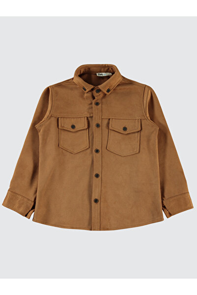 Civil Boys 10-13 Years Boy's Shirt - Brick Color