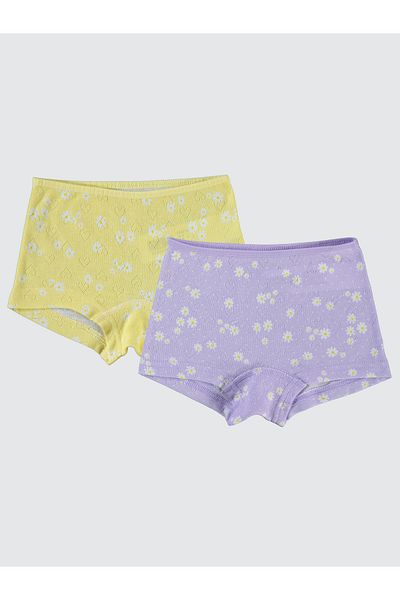 Civil Girls Lilac Girl's Boxer Set 2-10 Years 2 Pack