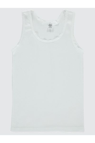 Civil Girls 2-12 Years Girl's White Tank Top