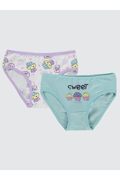 Civil Girls 2-10 Years Old Girl's Purple Swirl Panties