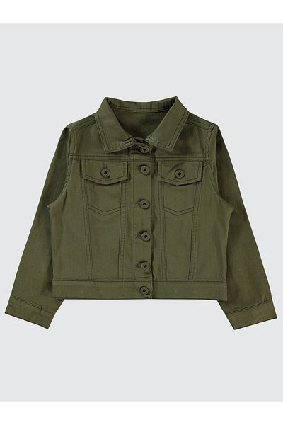 VAROL Girl's Khaki Jacket for 10-13 Years