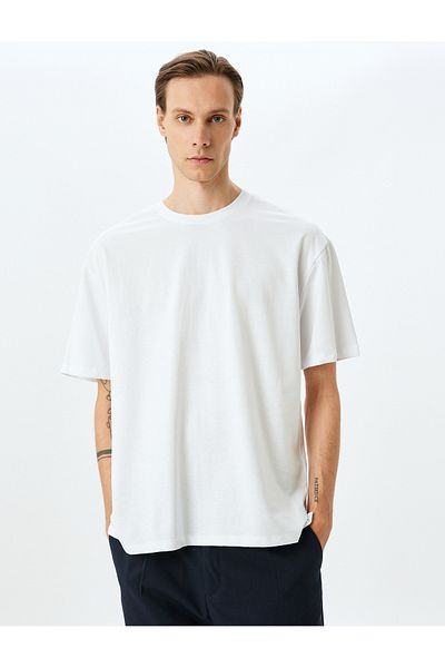 Koton White Oversized T-Shirt