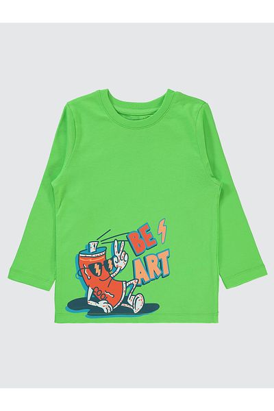 Civil Boys Boy's Sweatshirt 2-5 Years Old Lime Green
