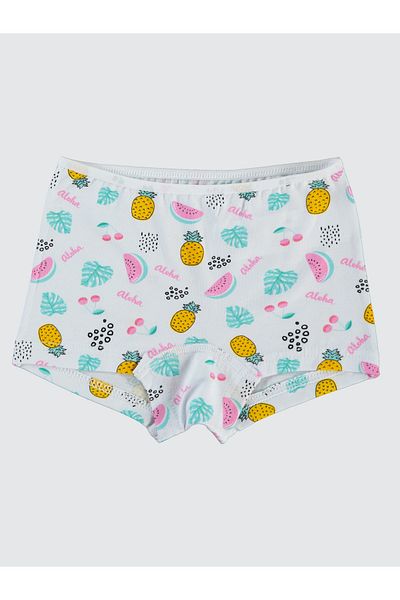 Civil Girls White Boxer Set for 2-10 Years Old Girls