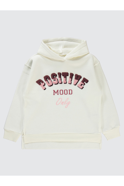 Civil Girls 10-13 Years Girl's Ecru Sweatshirt