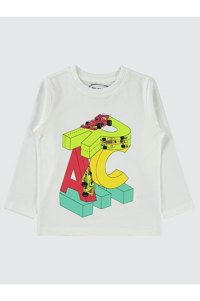 Civil Boys L Boy's Sweatshirt 2-5 Years Ecru