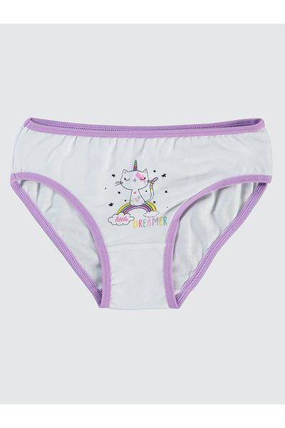 Civil Girls Girl's 2-Piece Panties Set 2-10 Years Old Standard Pink-Purple