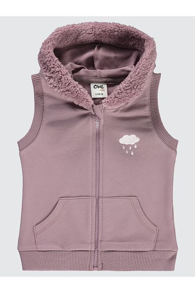 Civil Baby Baby Girl Hooded Vest 6-18 Months Lilac