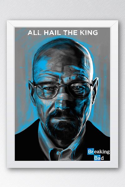 Saturn Pictură înrămată Breaking Bad - Poster de televiziune Walter White Poster