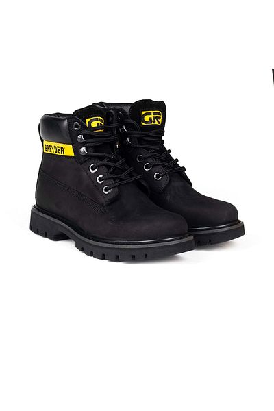Greyder 10450 Mr Basic Ανδρικές Μπότες Μαύρο-nubuck