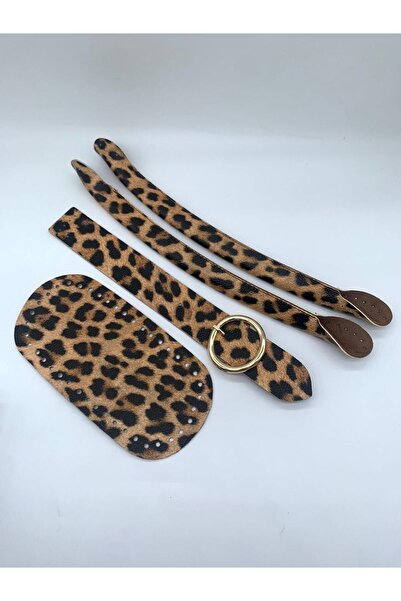 thekam طقم حقائب ليوبارد مع غطاء لسان - مجموعة حقائب ليوبارد من إكسسوارات الح...