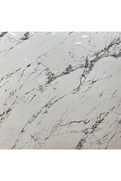 CT STONES ورق لاصق منقوش بالرخام الأبيض حجم كبير 5 متر