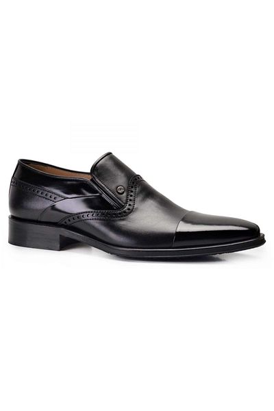 Nevzat Onay 6402-482 Pantofi pentru bărbați din piele lacuită - negru