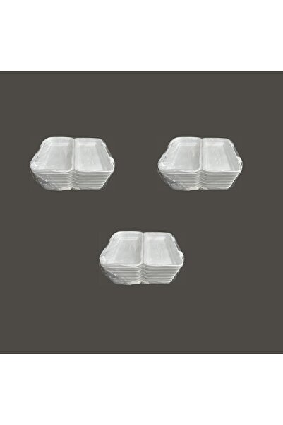 DAĞYÜCE Dağyüce 36/D Tek Kullanımlık Köpük İskender Kapaklı Kase Kutu - 23.5x...