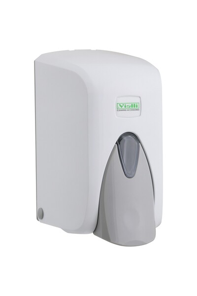 Vialli S5 Sıvı Sabun Dispenseri Aparatı Hazneli Beyaz 500 ml