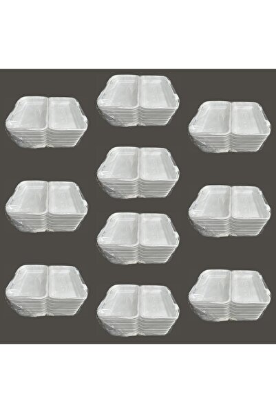 DAĞYÜCE Dağyüce 36/D Tek Kullanımlık Köpük İskender Kapaklı Kase Kutu - 23.5x...