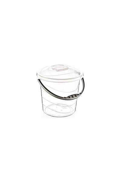 Polytime Poly Time 15 Litre Kapaklı Ölçekli Şeffaf Su Kovası - Abs Plastik - ...