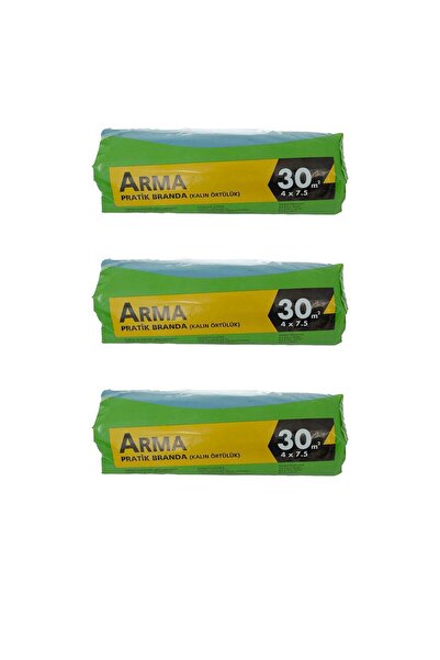 sska Arma Naylon Tadilat Boya Koruyucu Örtü Poşet Folyo - 30 m2 - 3 Paket