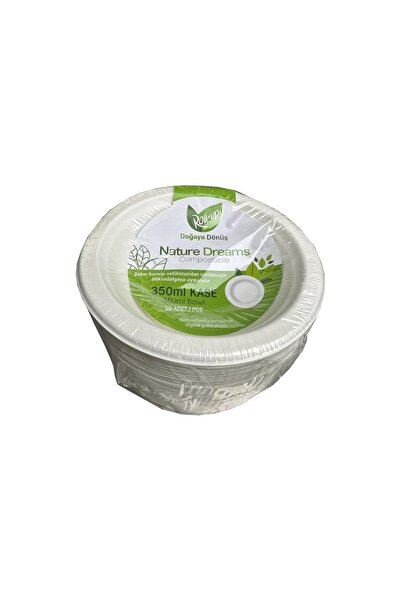 Roll-Up Nature Ekolojik Karton Kağıt Tek Kullanımlık Çorba Kasesi - 400 cc - ...