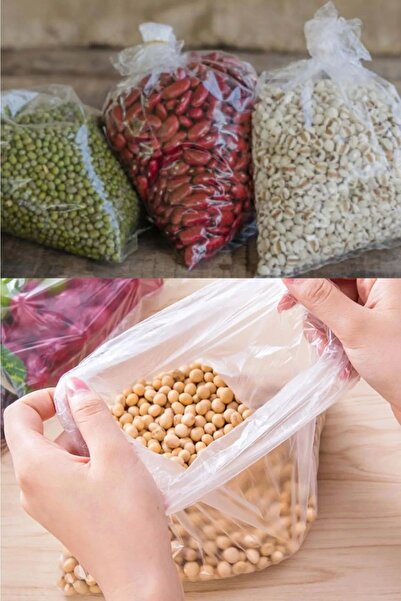 Genel Markalar Naksan Arma Şeffaf Naylon 2 lik 23x36 Cm. Bakkaliye Poşeti Torbası - 1 Kg. - Ort. 190 Adet - 1 Paket