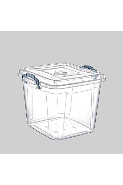 Polytime Şeffaf Kilitli Mutfak Eşya Gıda Saklama Düzenleme Kabı Kutusu - Kare...