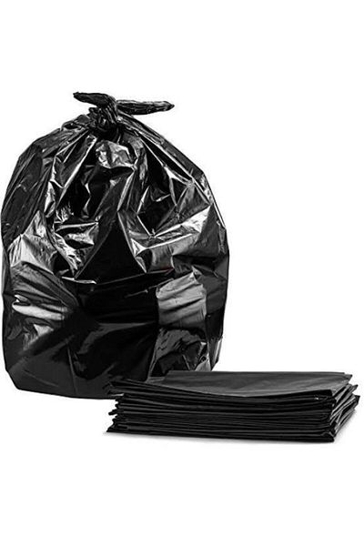 sska Industrial Jumbo Size Cast Garbage Bag - 80 X 100 Cm- 250 Micron - Thick - 20 Kg- Black - Bag