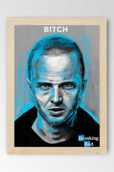 Saturn Breaking Bad Framed Painting - Tv Series Poster Jesse Pinkman Poster Painting