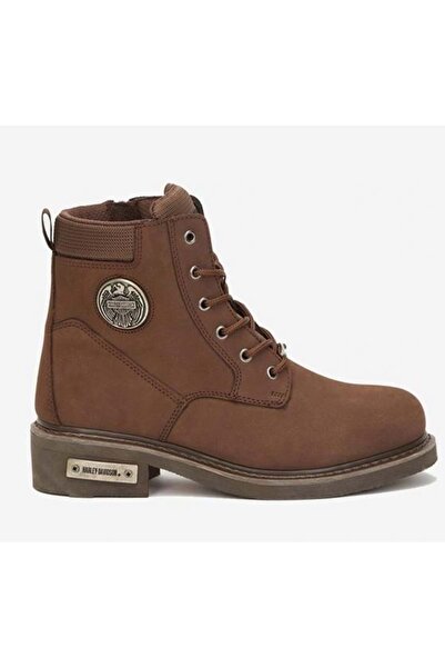 Harley Davidson 025G100128 Jim Deri Unisex Bot KAHVE-NUBUK