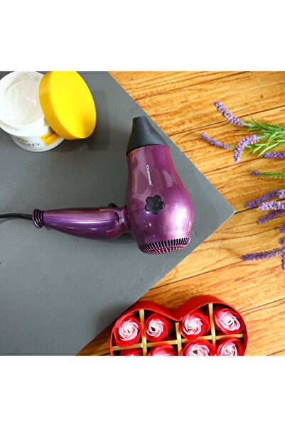 Olsenmark 1200w Travel Hair Dryer | 2 Speed, Heat Control, Foldable Handle, Frizz-free Salon Style