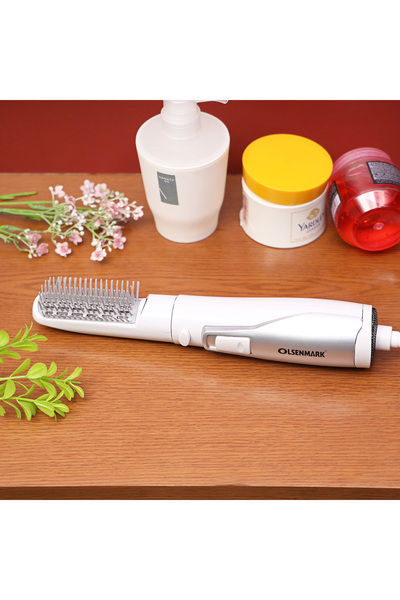 Olsenmark مصفف هواء ساخن 2 في 1 بقوة 800 واط، ومكثف للشعر - فرشاة هواء ساخن ب...