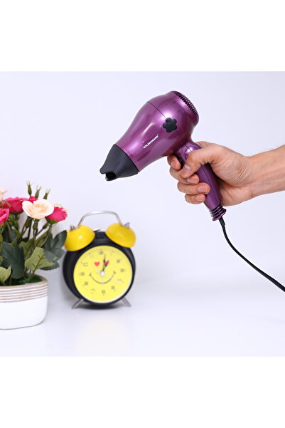 Olsenmark 1200w Travel Hair Dryer | 2 Speed, Heat Control, Foldable Handle, Frizz-free Salon Style