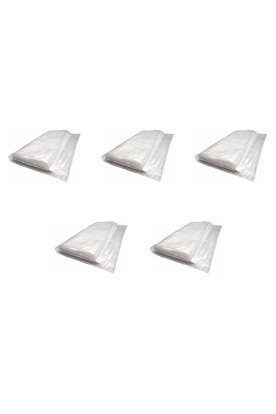 omeyva Vakumsuz Şeffaf Çift Kişilik Yatak Baza Saklama Taşıma Kılıfı Poşeti Torbası - 200x250 Cm. - 5 Adet