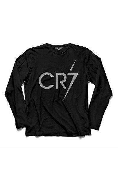 Kendim Seçtim Cristiano Ronaldo Altın Top Forma Cr7 Uzun Kollu Tişört Baskılı...
