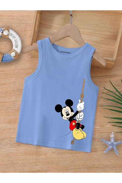 BENROMA 1 tricou este un cadou pentru achiziții de 6 și mai sus în coș - Tricou fără mâneci pentru copii cu imprimeu cu personaje de desene animate