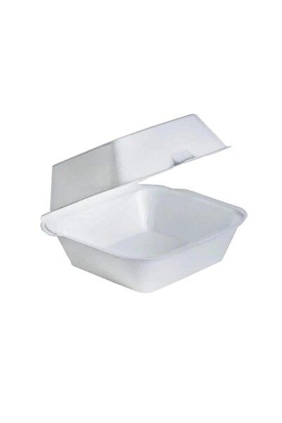DAĞYÜCE Dağyüce Tek Kullanımlık Köpük Hamburger Kapaklı Kase Kutu - 15x15x8 C...