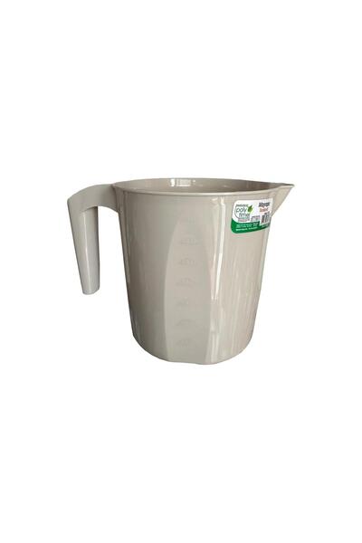 Genel Markalar Plastik Krem Ölçekli Maşrapa - 1.5 Litre