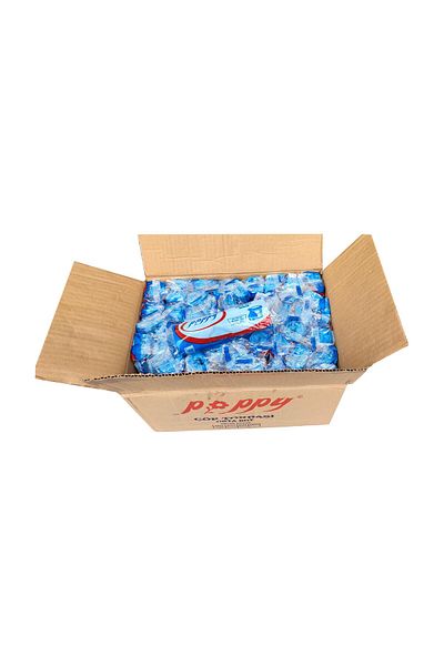 Poppy Blue Medium Size 55x60 cm30 Liter Garbage Bag - 50 Rolls of 20 Pieces / 1000 Pieces / Box