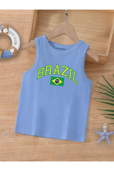 BENROMA 1 tricou este un cadou pentru achiziții de 6 și mai sus în coș - Tricou fără mâneci pentru copii cu imprimeu cu personaje de desene animate