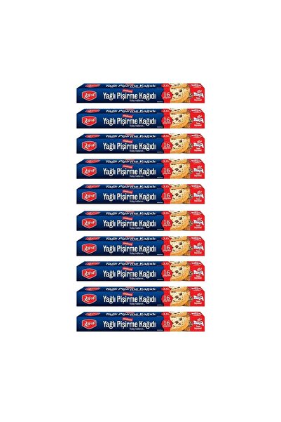 Roll-Up Yağlı Fırın Tepsi Pişirme Kızartma Kağıdı - 37x42 Cm. - 16 Yaprak - 10 Kutu