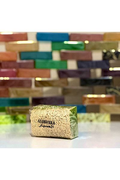 SABUNCU BABA Aloevera Soap with Natural Pumpkin Fiber
