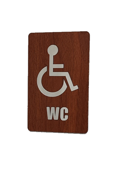 Aldebaran Reklam Disabled Wc Directional Sign