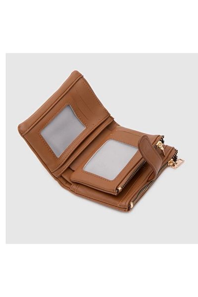 Lebina Tan Leather Women's Wallet - Washed