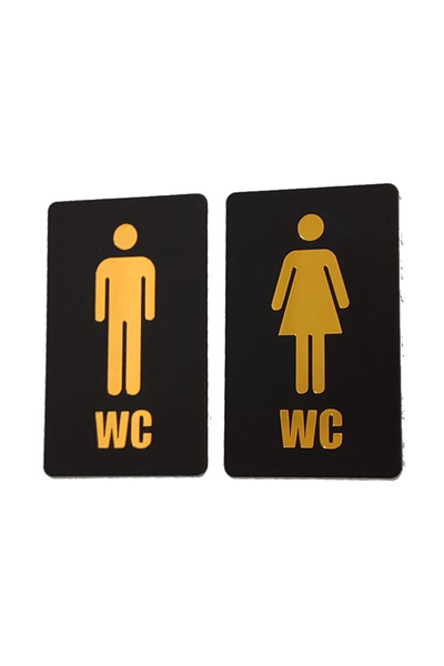 Aldebaran Reklam Wc Signage for Women and Men
