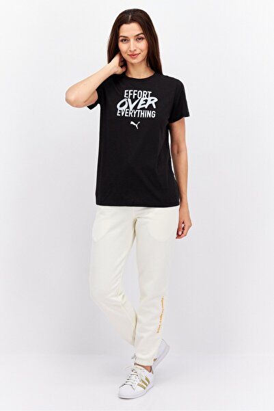 Puma Women Sportswear Fit Short Sleeve Training T-Shirt, Black